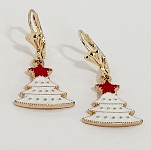 Christmas Tree Earrings - Picture 5 of 5